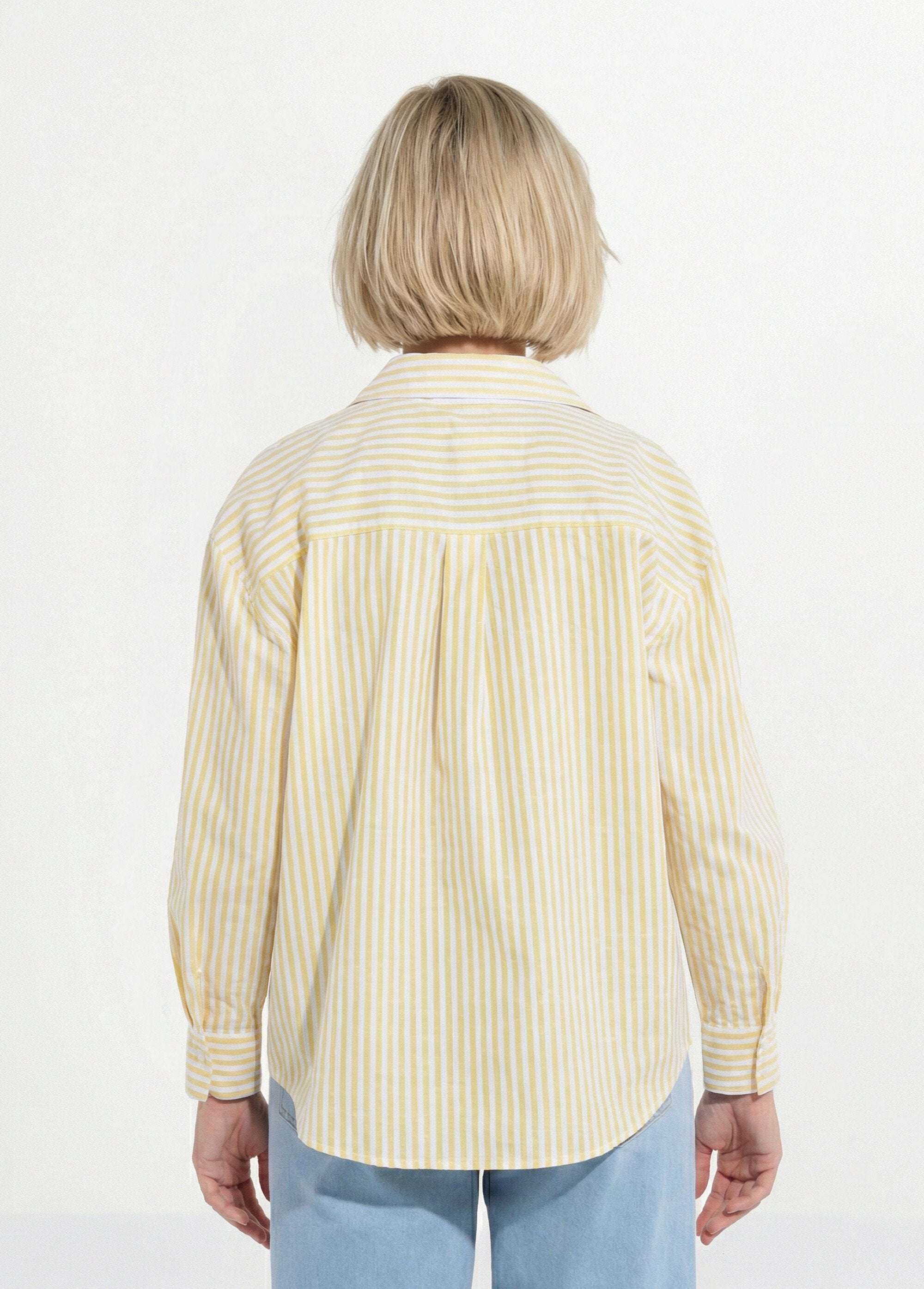 Striped_button-front_blouse_with_dyed_yarn_and_long_sleeves_Yellow_and_white_DO1_slim