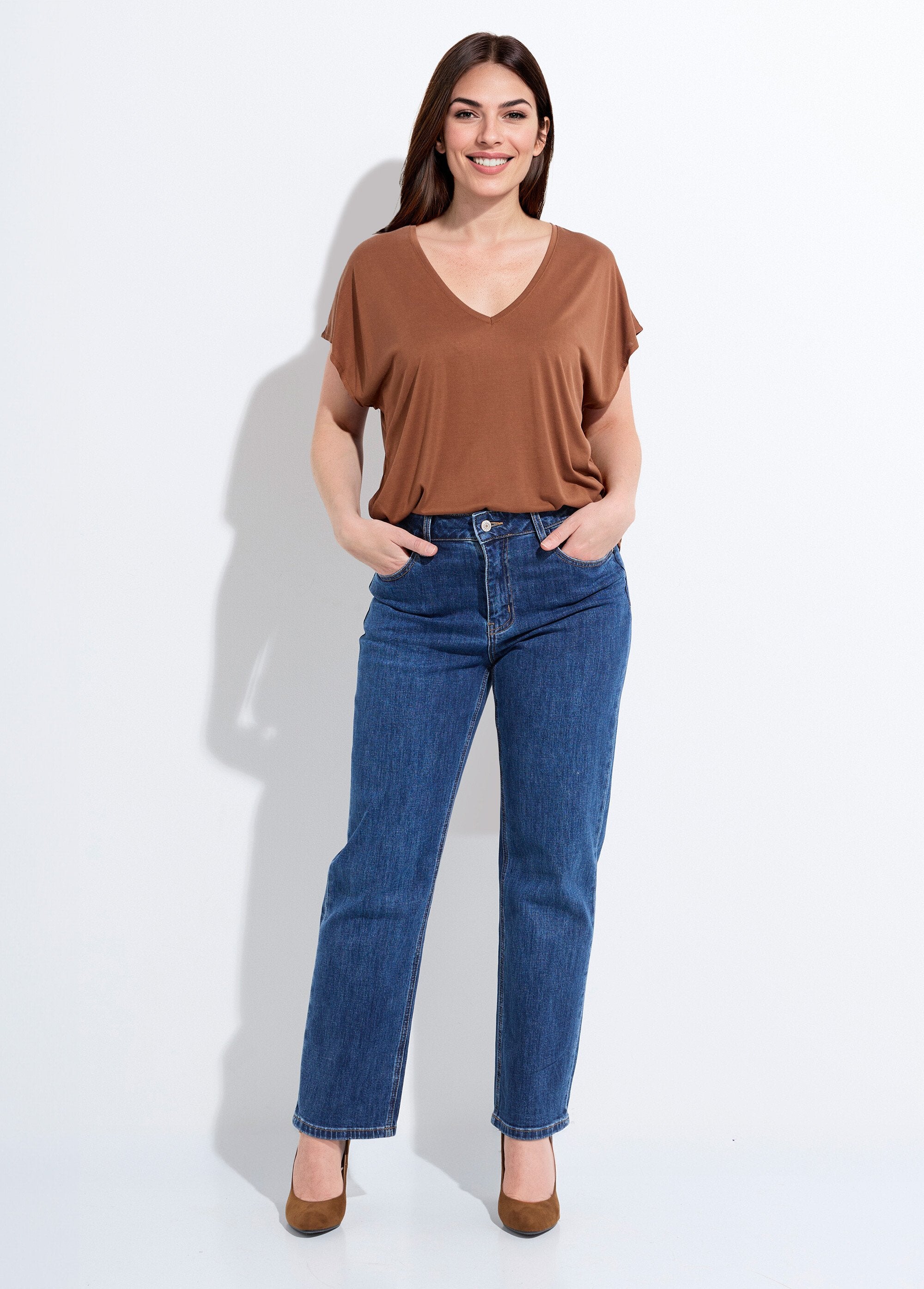 5-pocket_straight_jeans,_special_PETITE_Dark_denim_SF1_slim