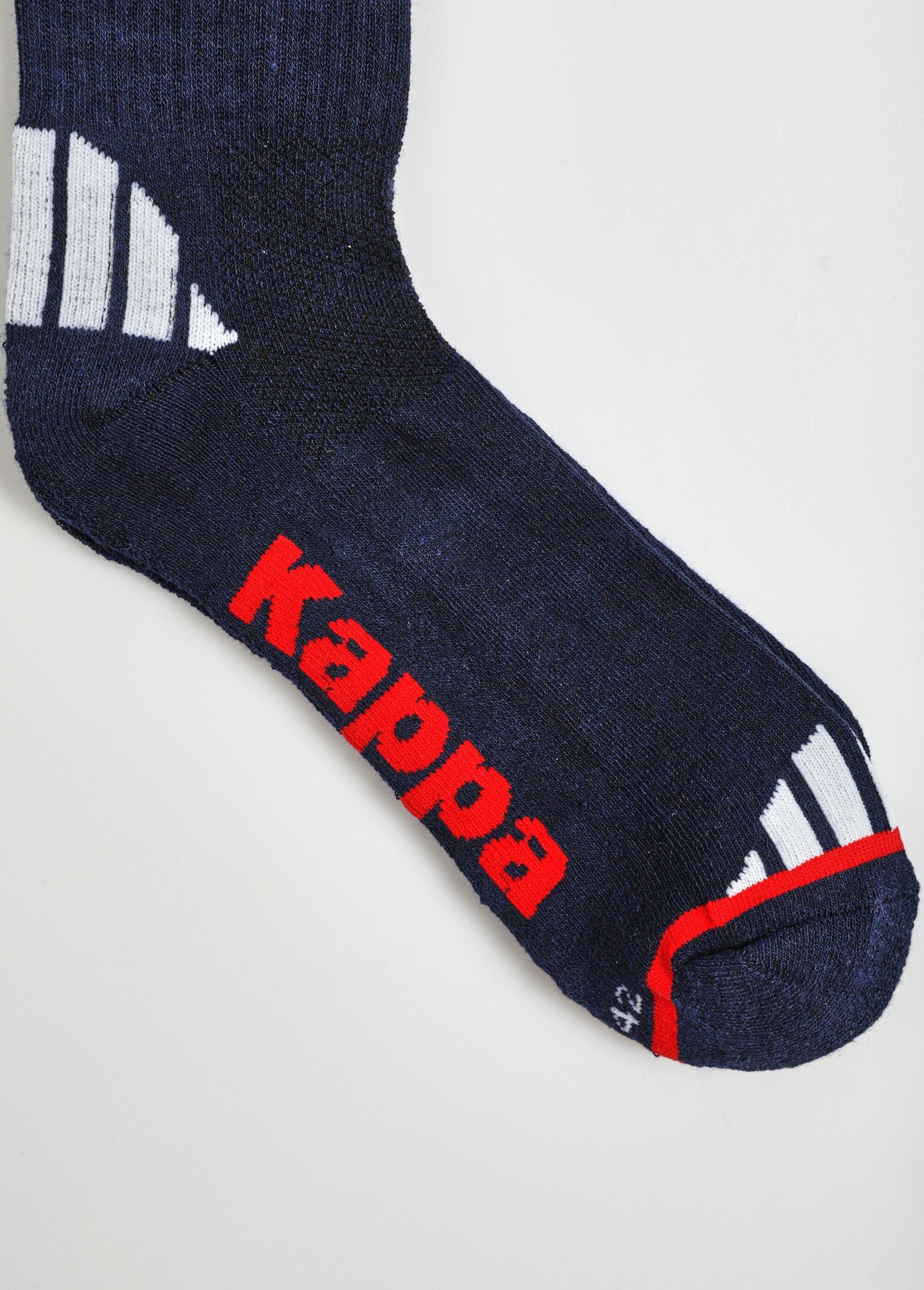 Pack_of_2_recycled_cotton_socks,_dark_Blue_and_gray_DE2_slim