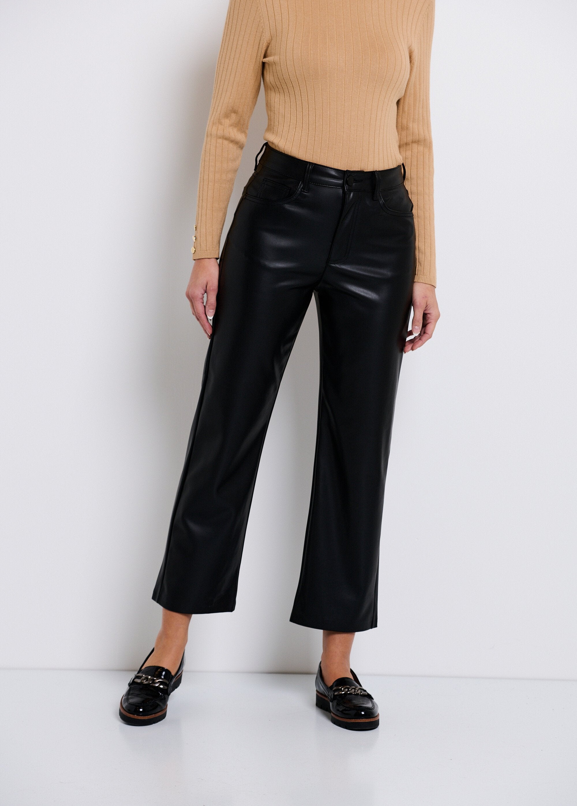 5_pocket_7/8_faux_leather_pants_Black_FA2_slim