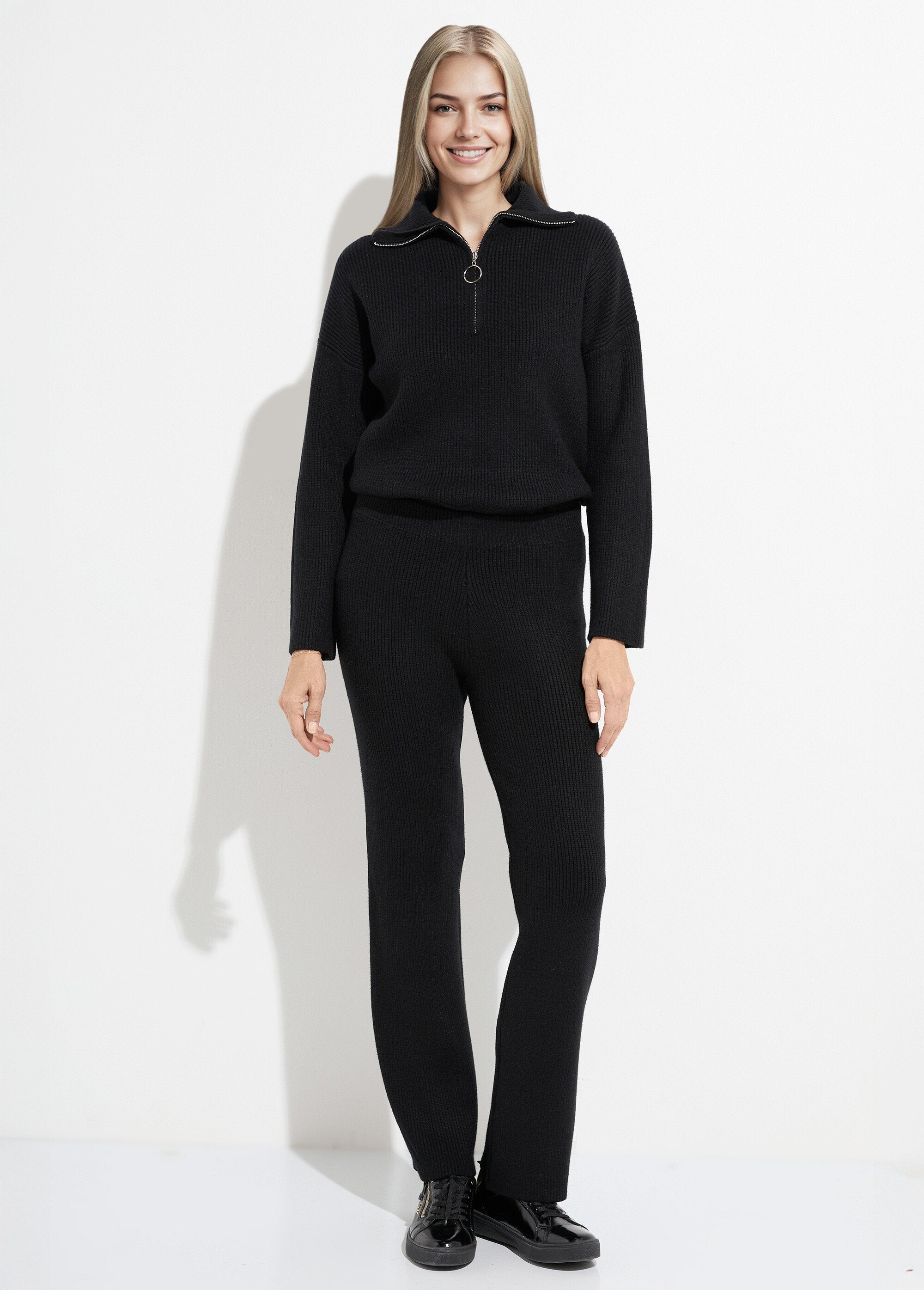 Ribbed_knit_comfort_pants_Black_SF1_slim