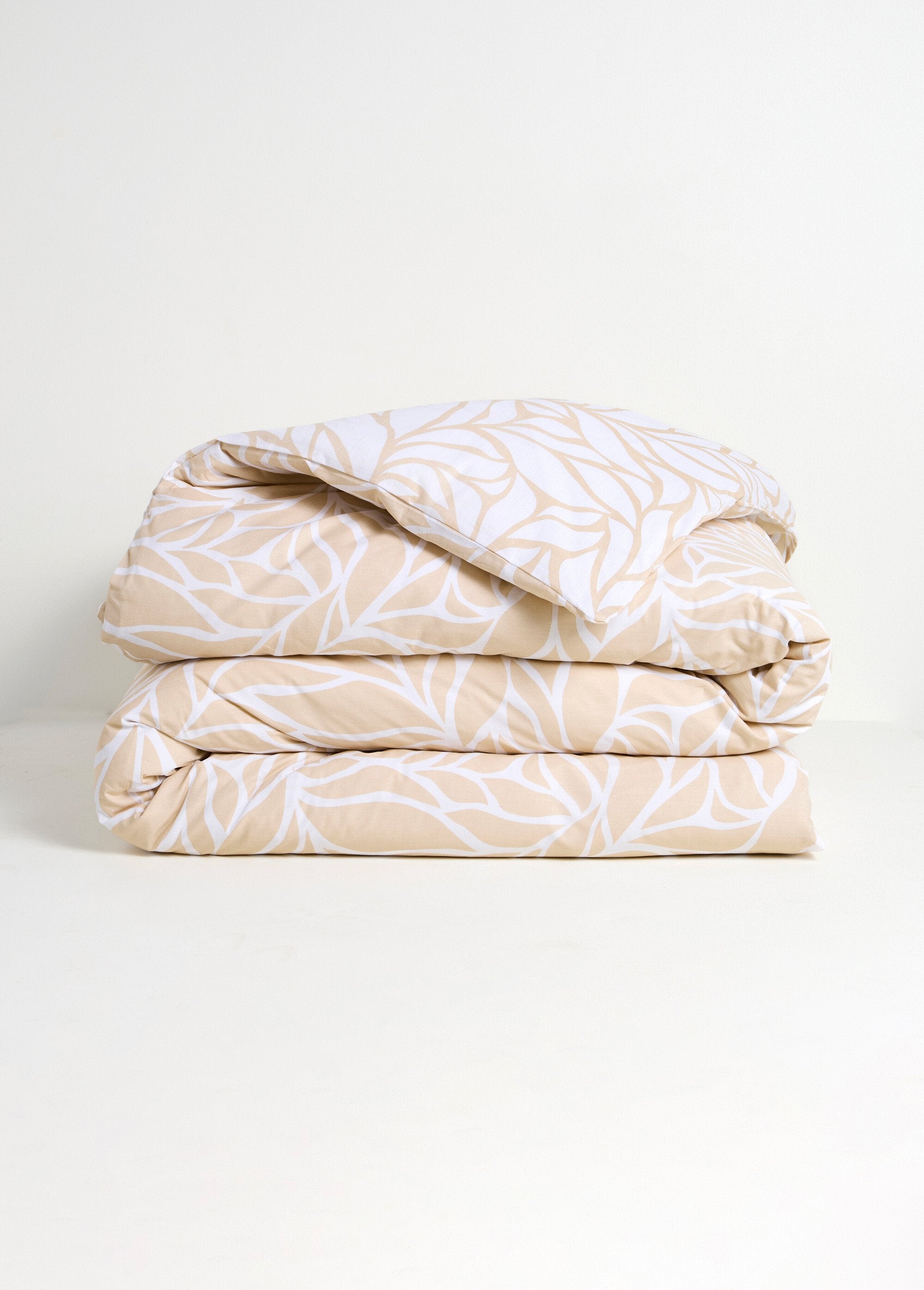 Cotton_duvet_cover_set,_leaves_Beige_DE1_slim