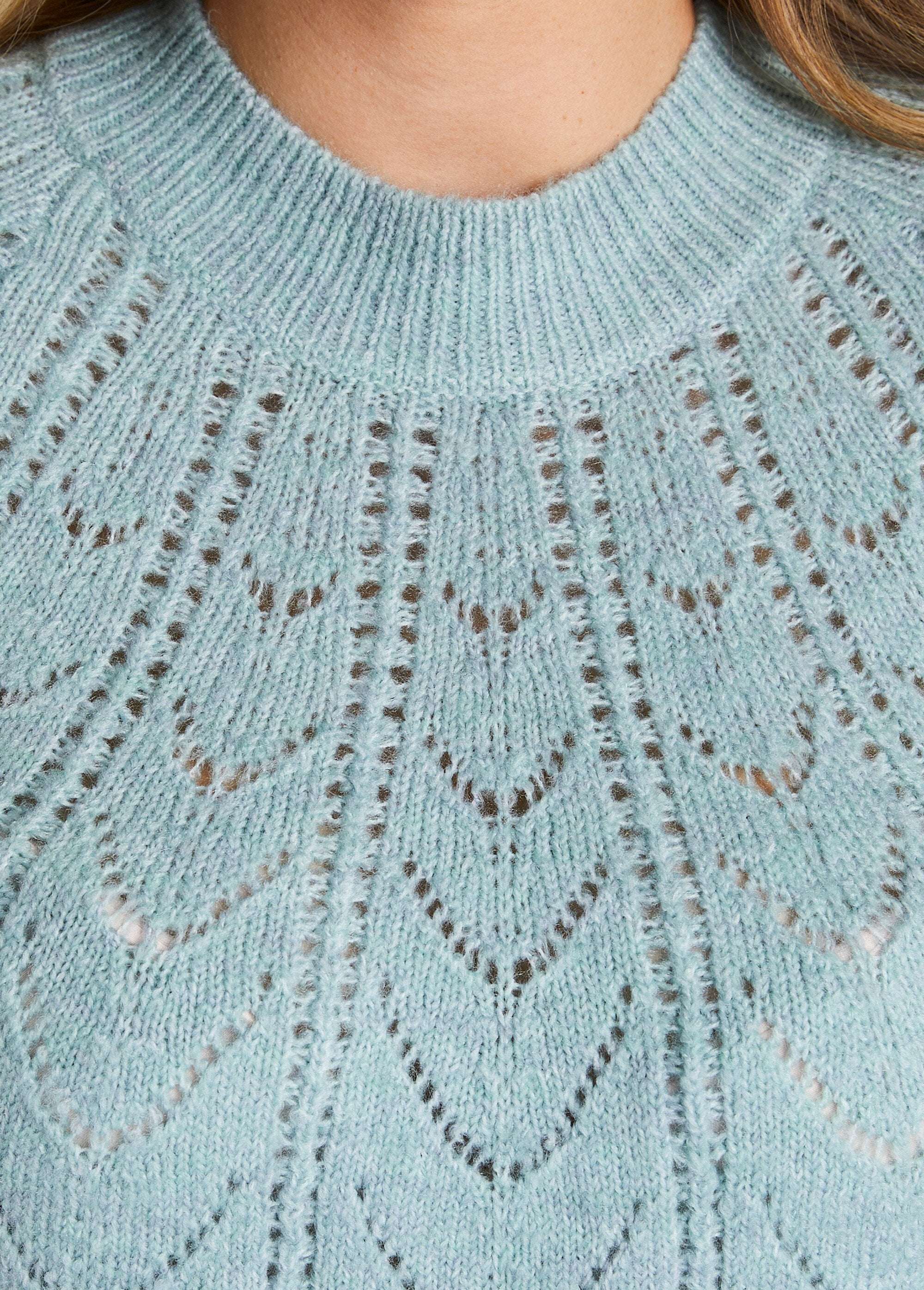 Round_neck_openwork_heathered_knit_sweater_Aqua_DE1_curvy