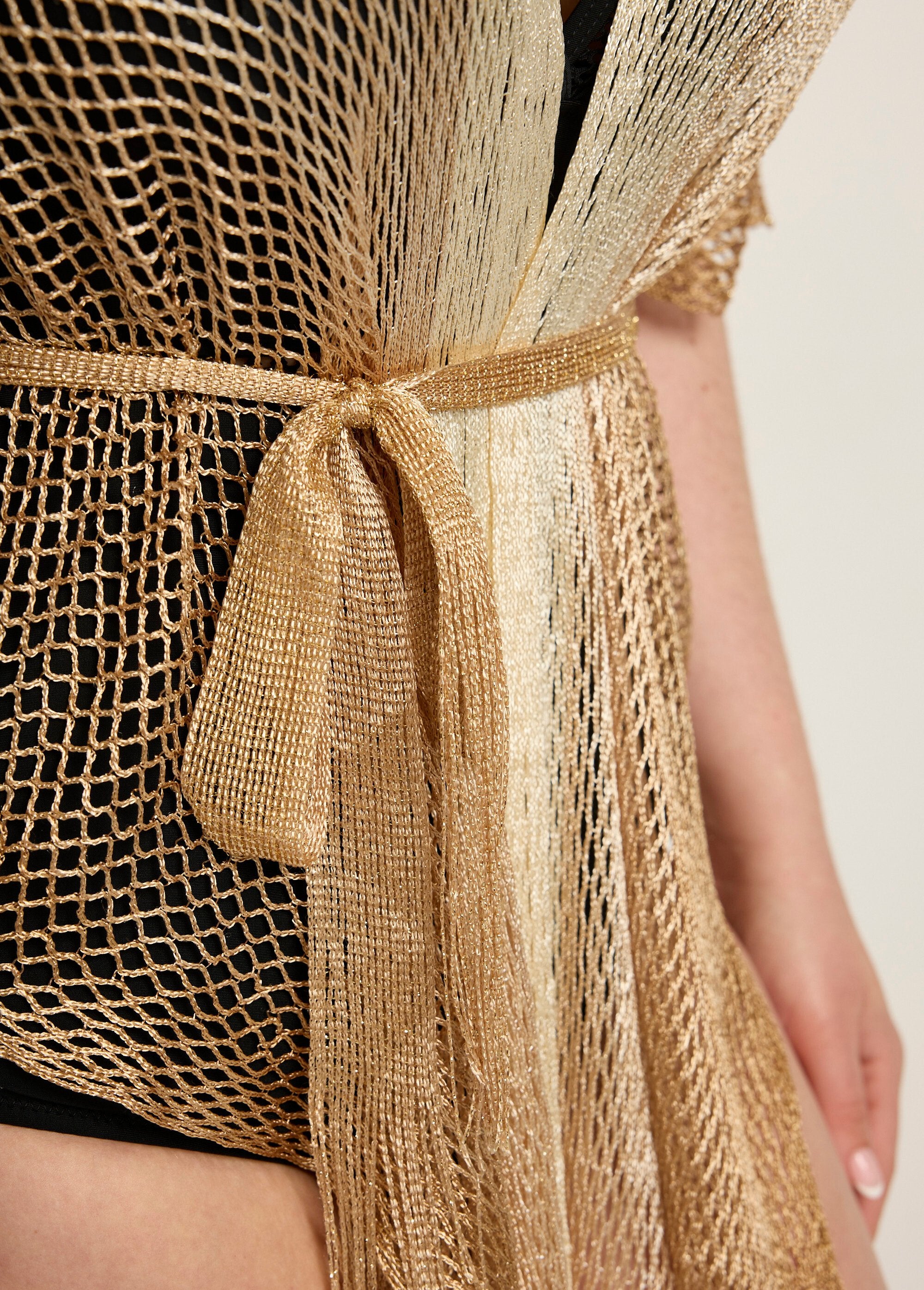 Multicolored_mesh_beach_dress_Golden_DE2_curvy