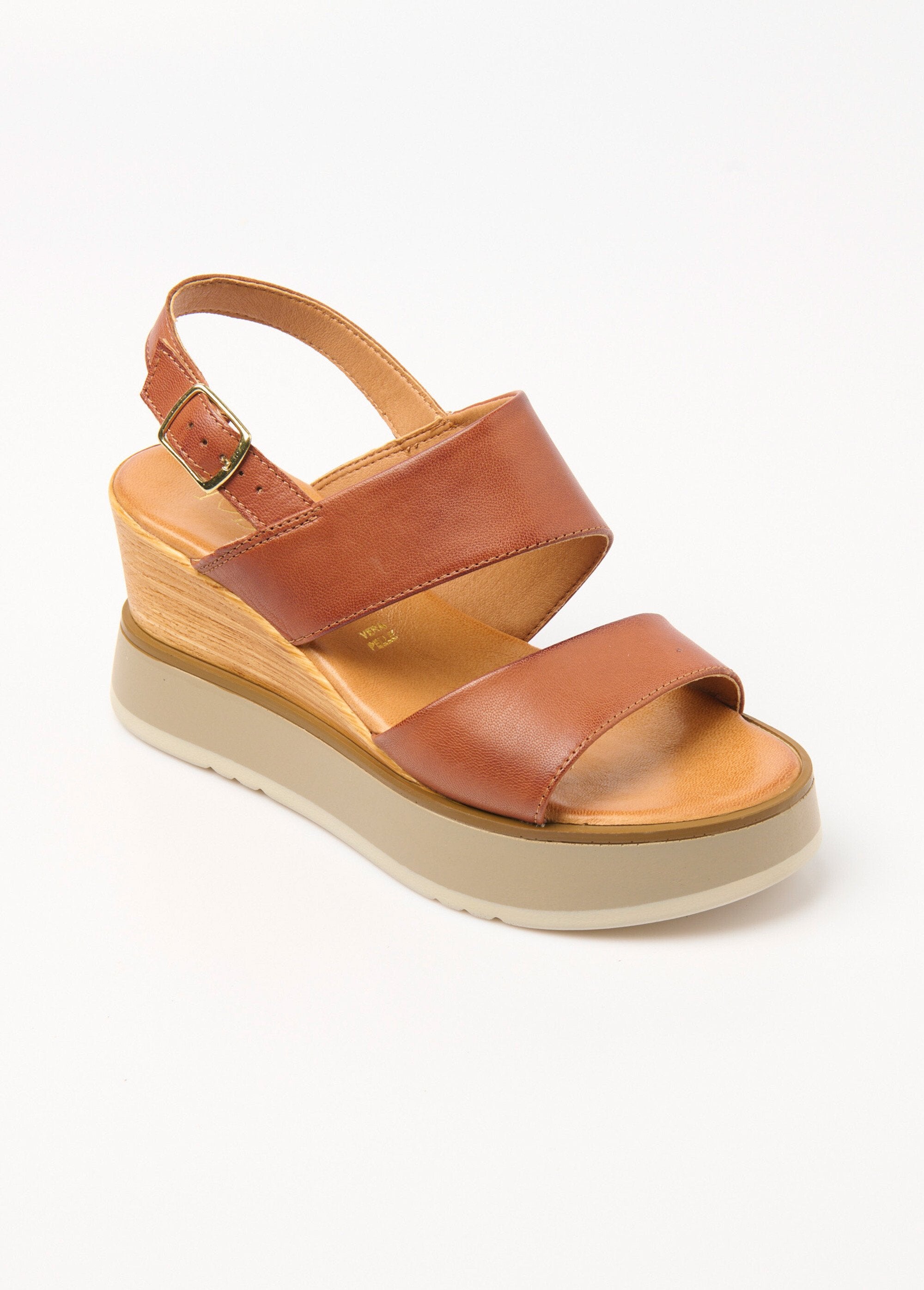 Leather_wedge_sandals,_wood-look_heel_Brown_FA1_slim