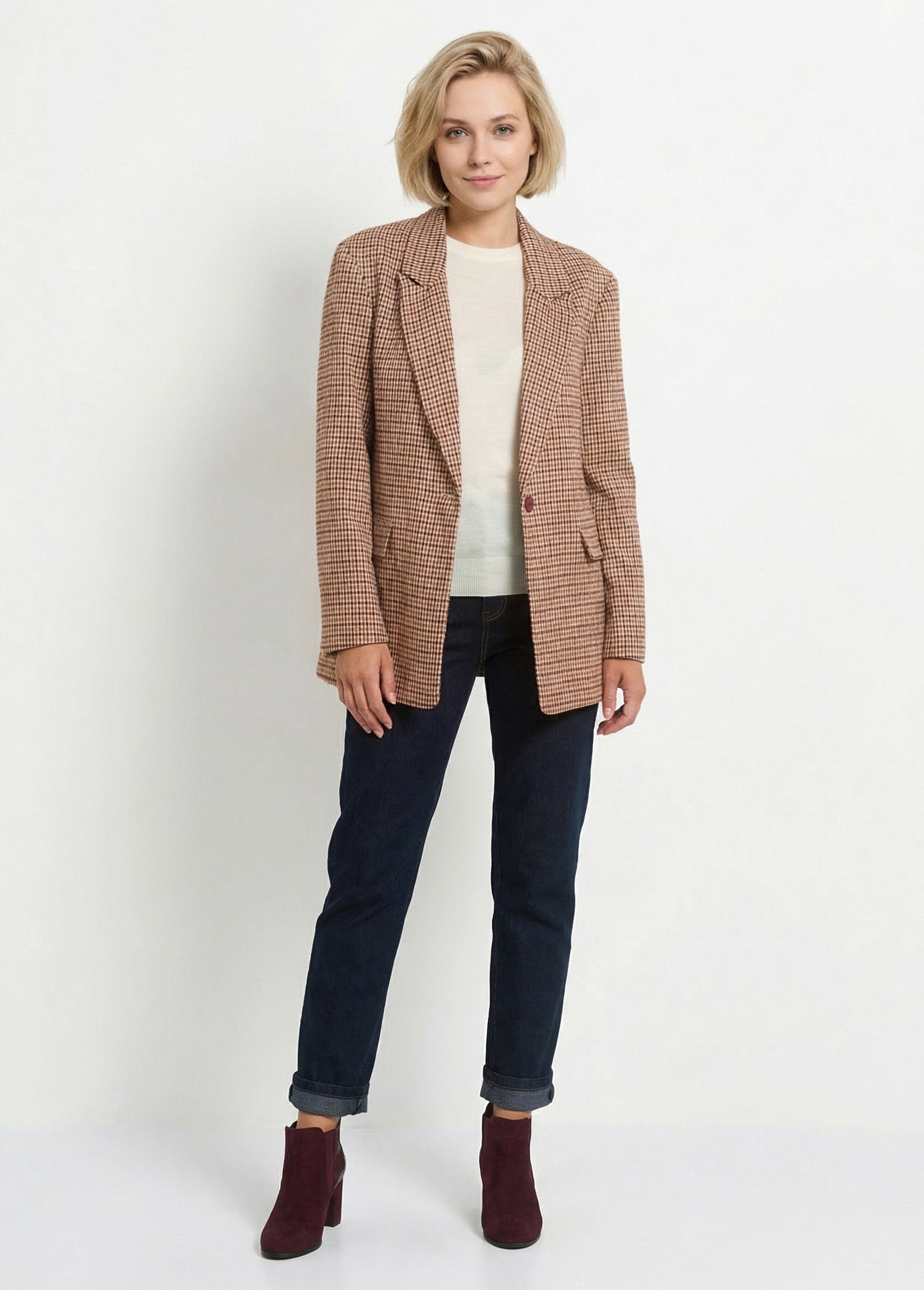 1-button_plaid_blazer_jacket_Burgundy_tiles_SF1_slim