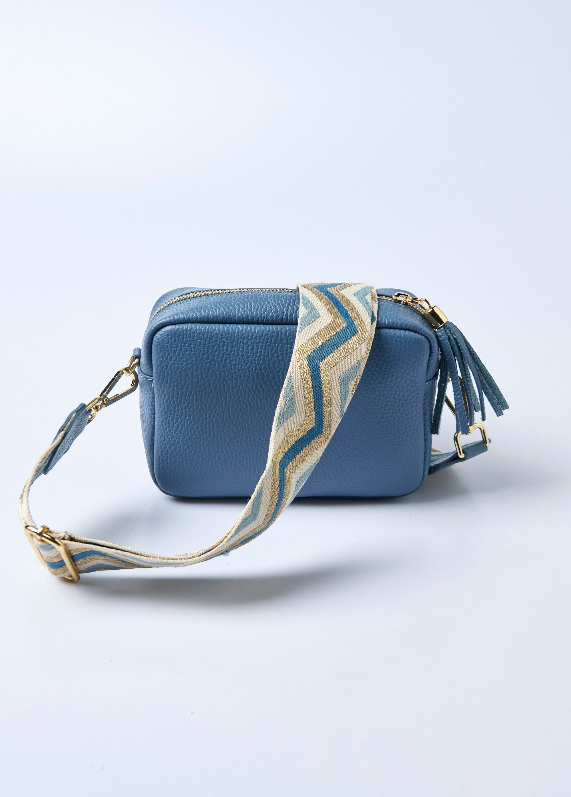 Herringbone_woven_handbag_strap_Blue_DE1_slim