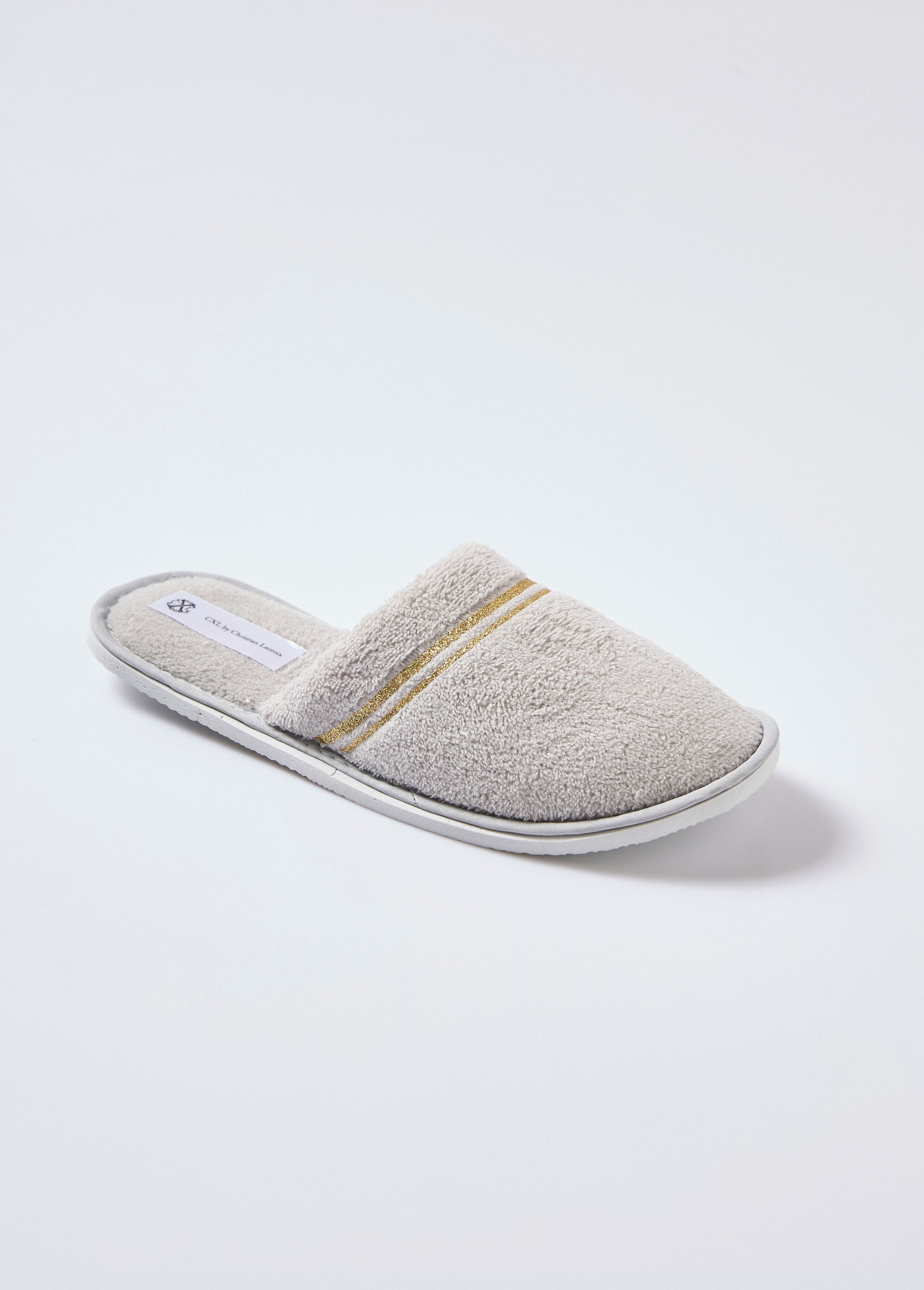 Mule-style_slippers,_contrasting_lines_Gray_FA1_slim