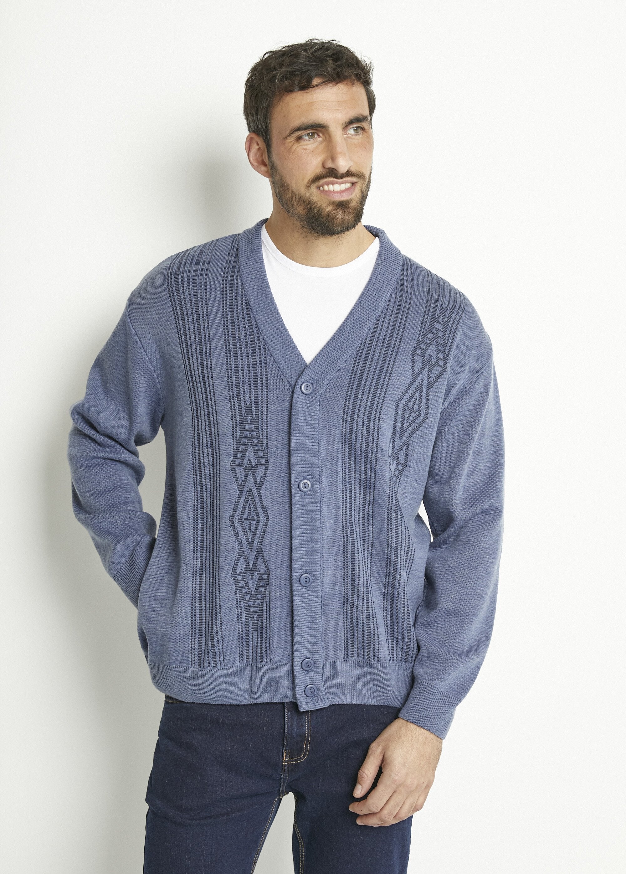 Long_sleeve_buttoned_V-neck_wool_cardigan_China_blue_FA1_slim