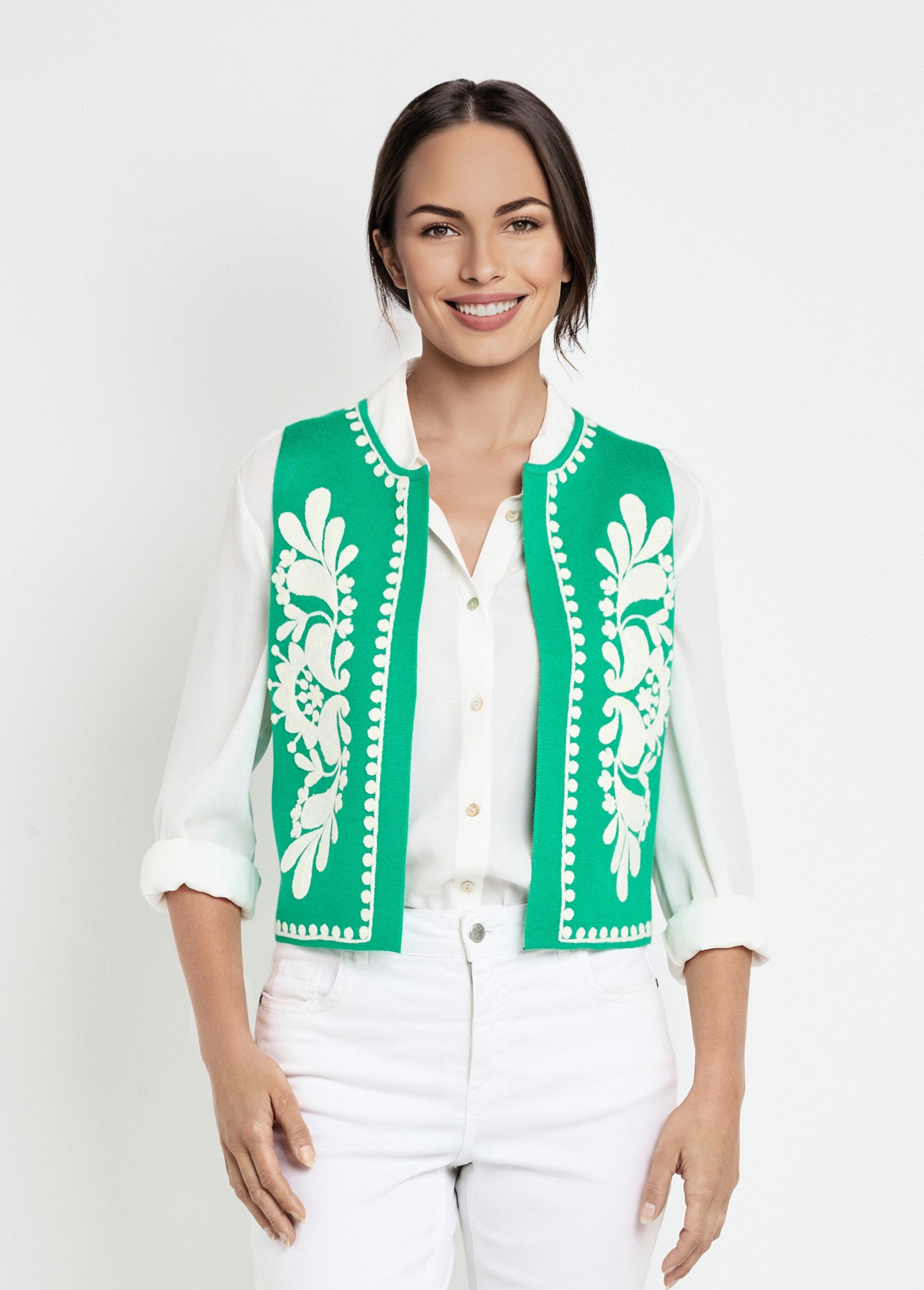 Sleeveless_knitted_and_embroidered_vest_Green_FA1_slim