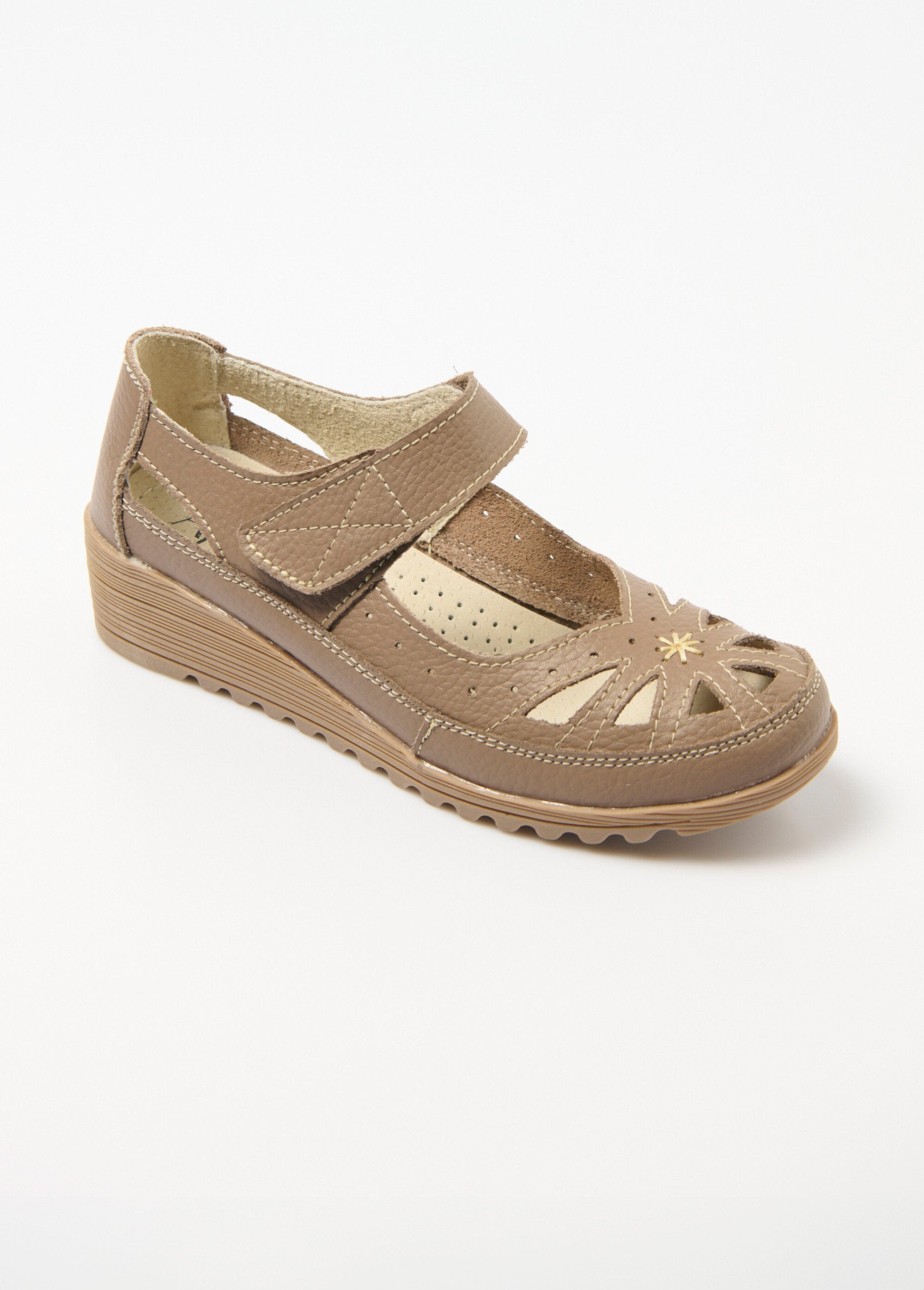 La_Bottine_Souriante®_-_Comfort_width_velcro_sandals_Mole_FA1_slim