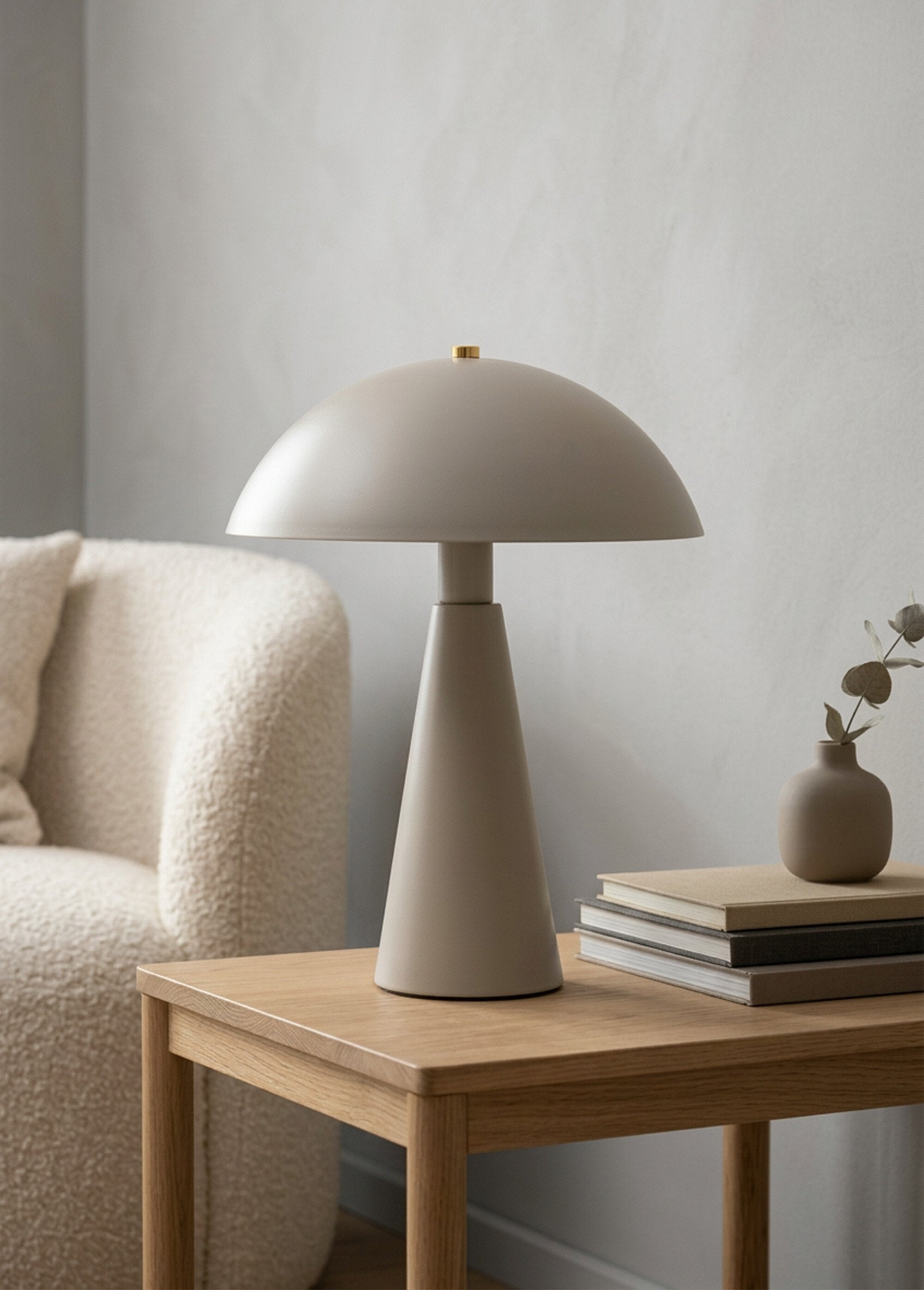 Lampe_à_poser_en_métal,_pied_conique_Taupe_SF1_slim