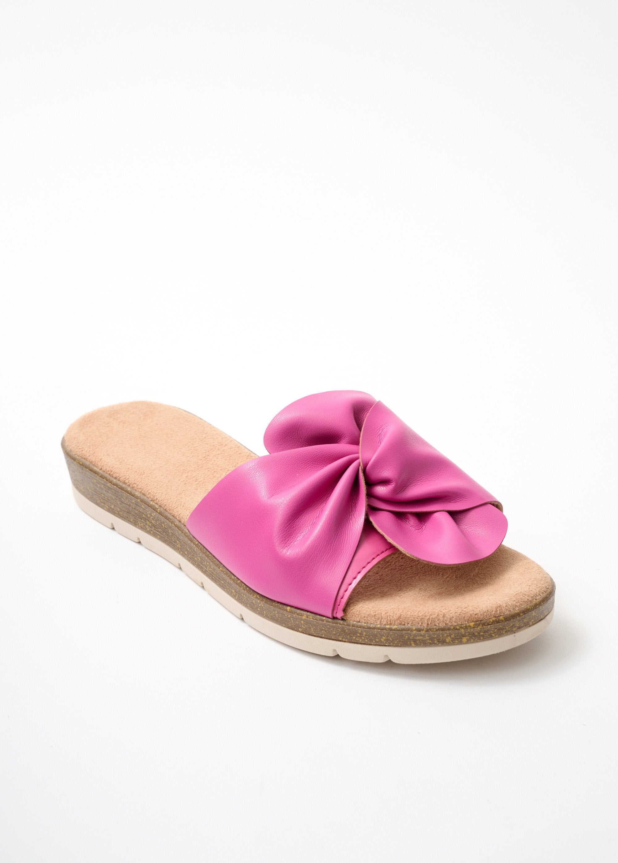 Comfort_width_vegan_mules_with_wedges_Fuchsia_FA1_slim