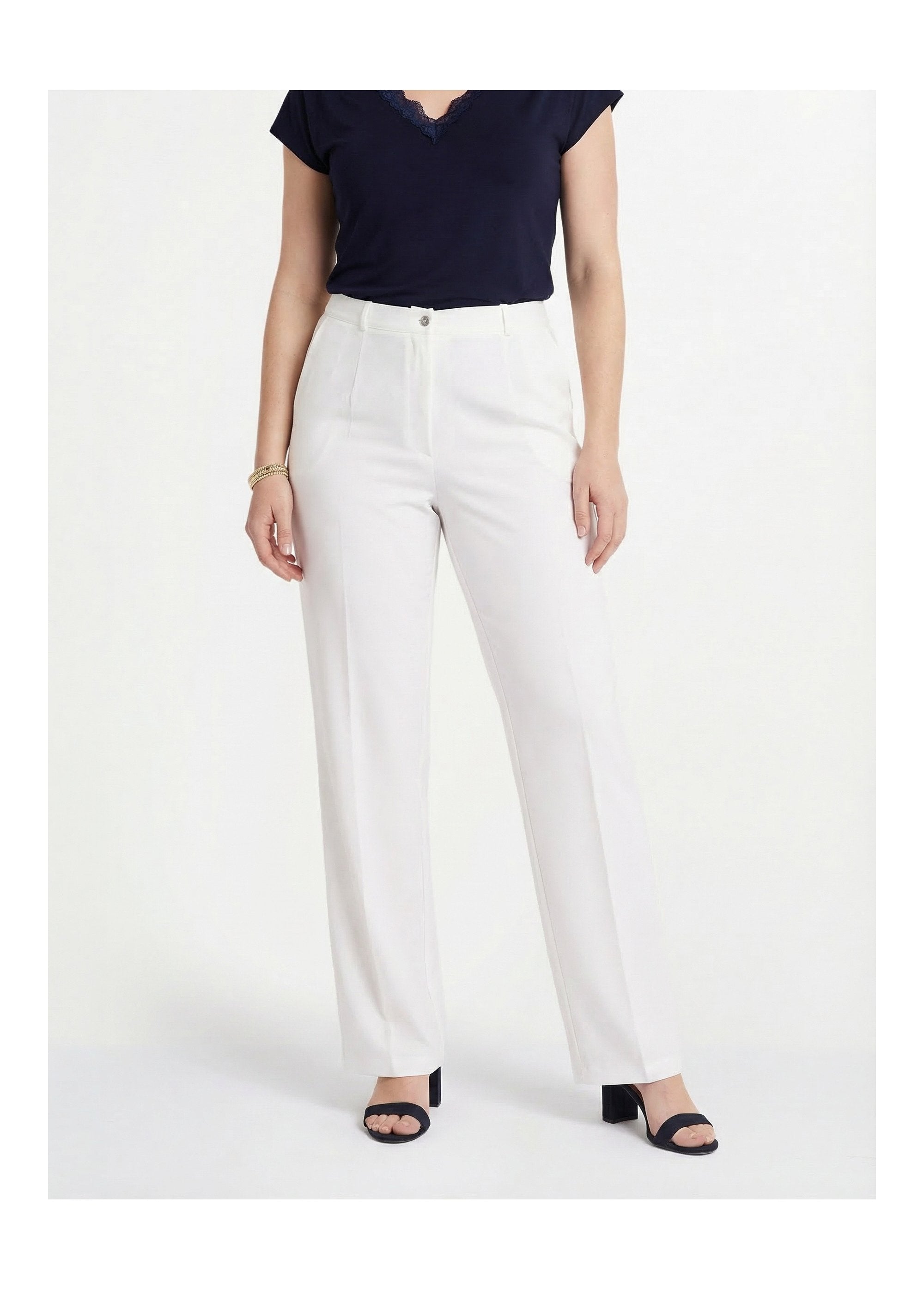 Plain_straight_pants_with_semi-elasticated_waist_White_FA1_slim