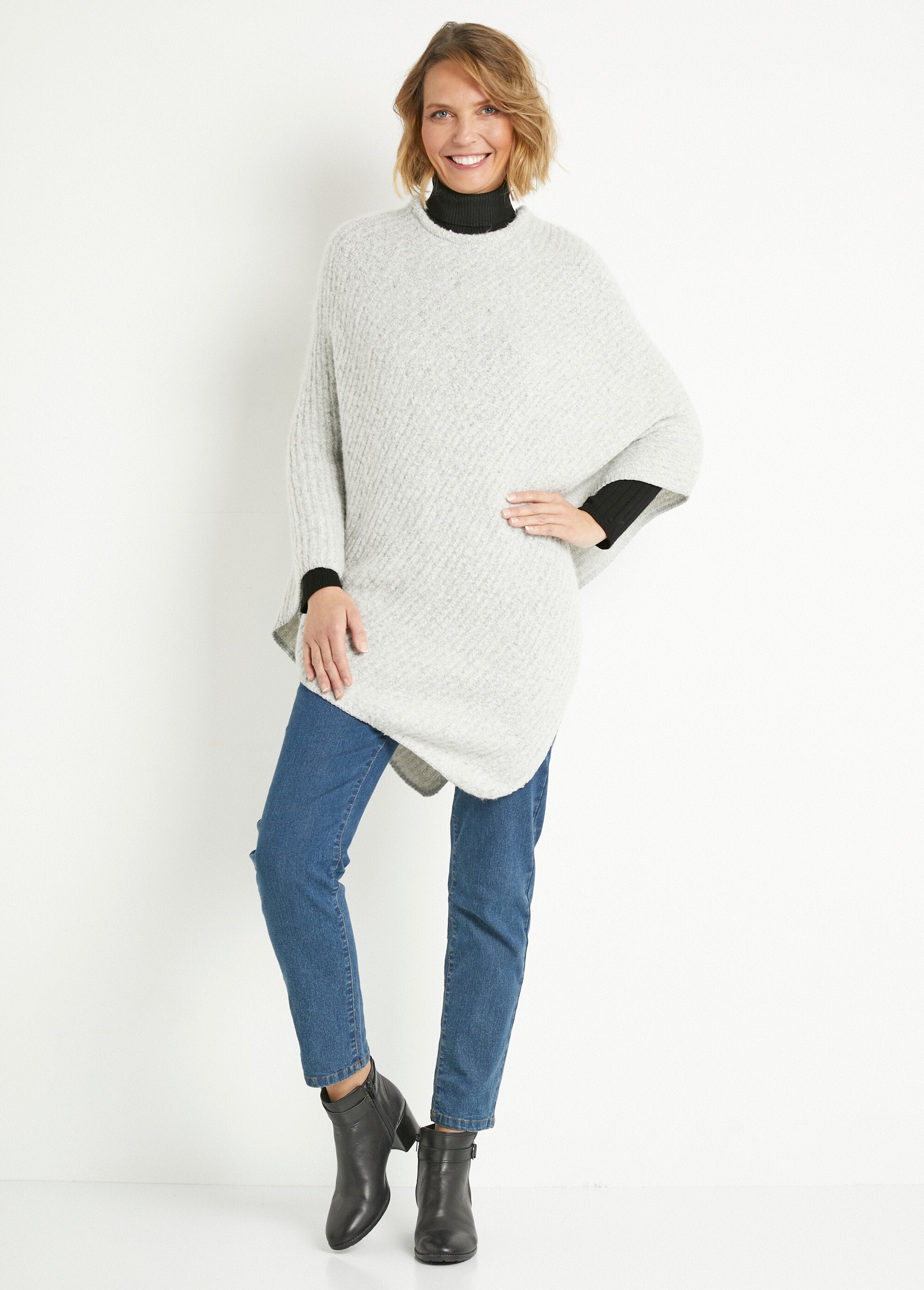 Poncho_en_maille_mousseuse_chaude_Gris_SF1_slim