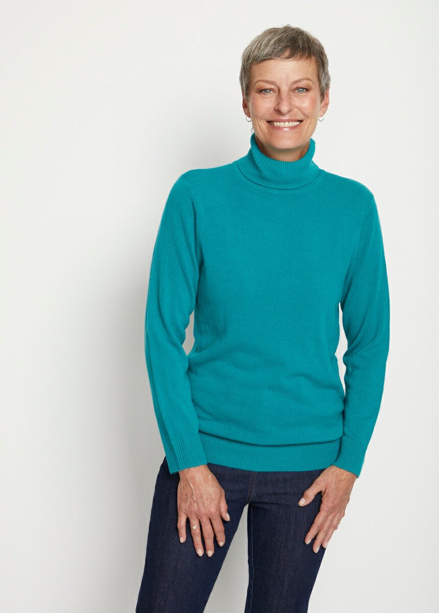 Soft_long-sleeved_turtleneck_sweater_Green_FA1_slim