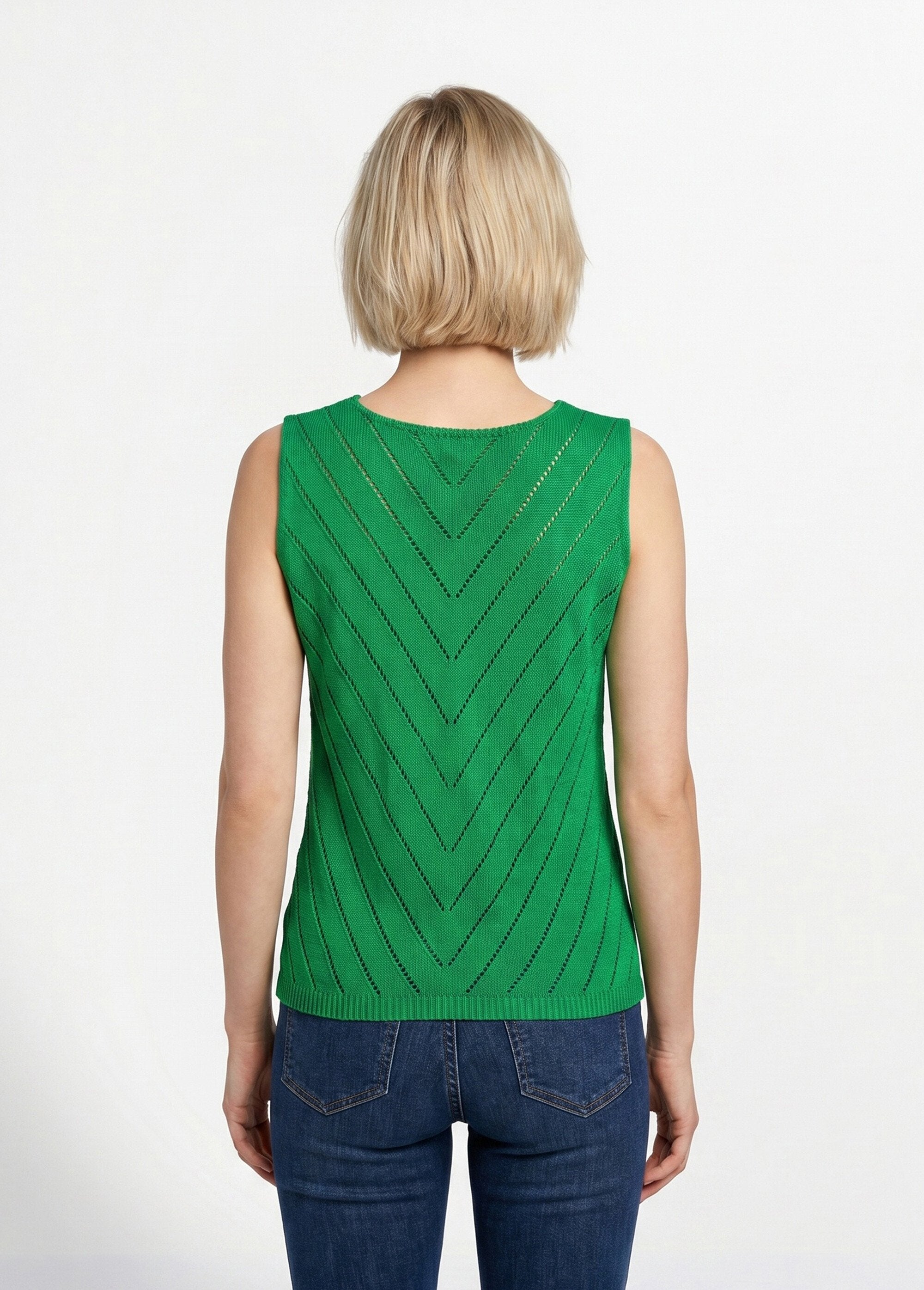 Fine_openwork_cotton_tank_top_sweater_Green_DO1_slim