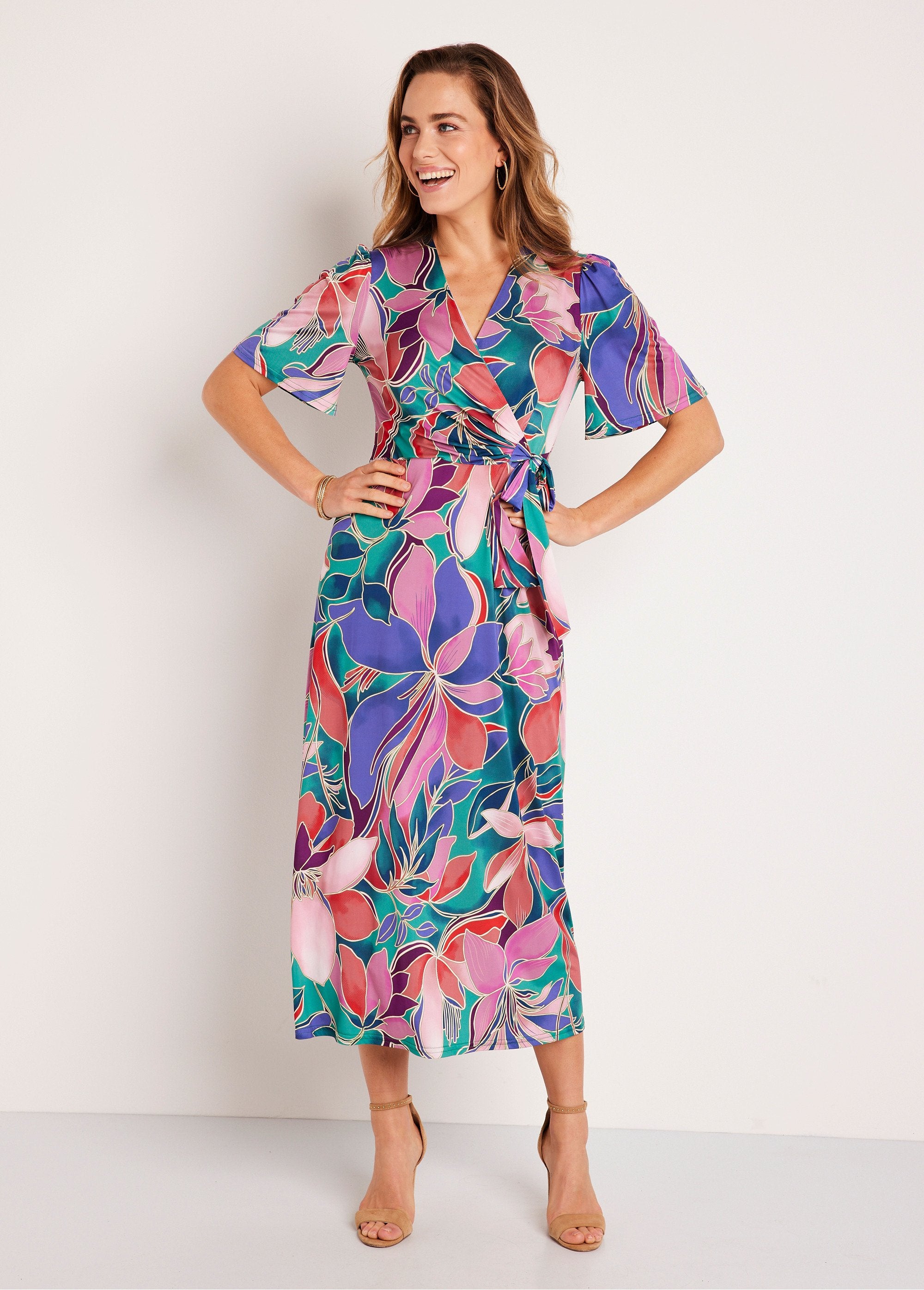 Long_floral_wrap_dress_Pink_and_green_FA1_slim