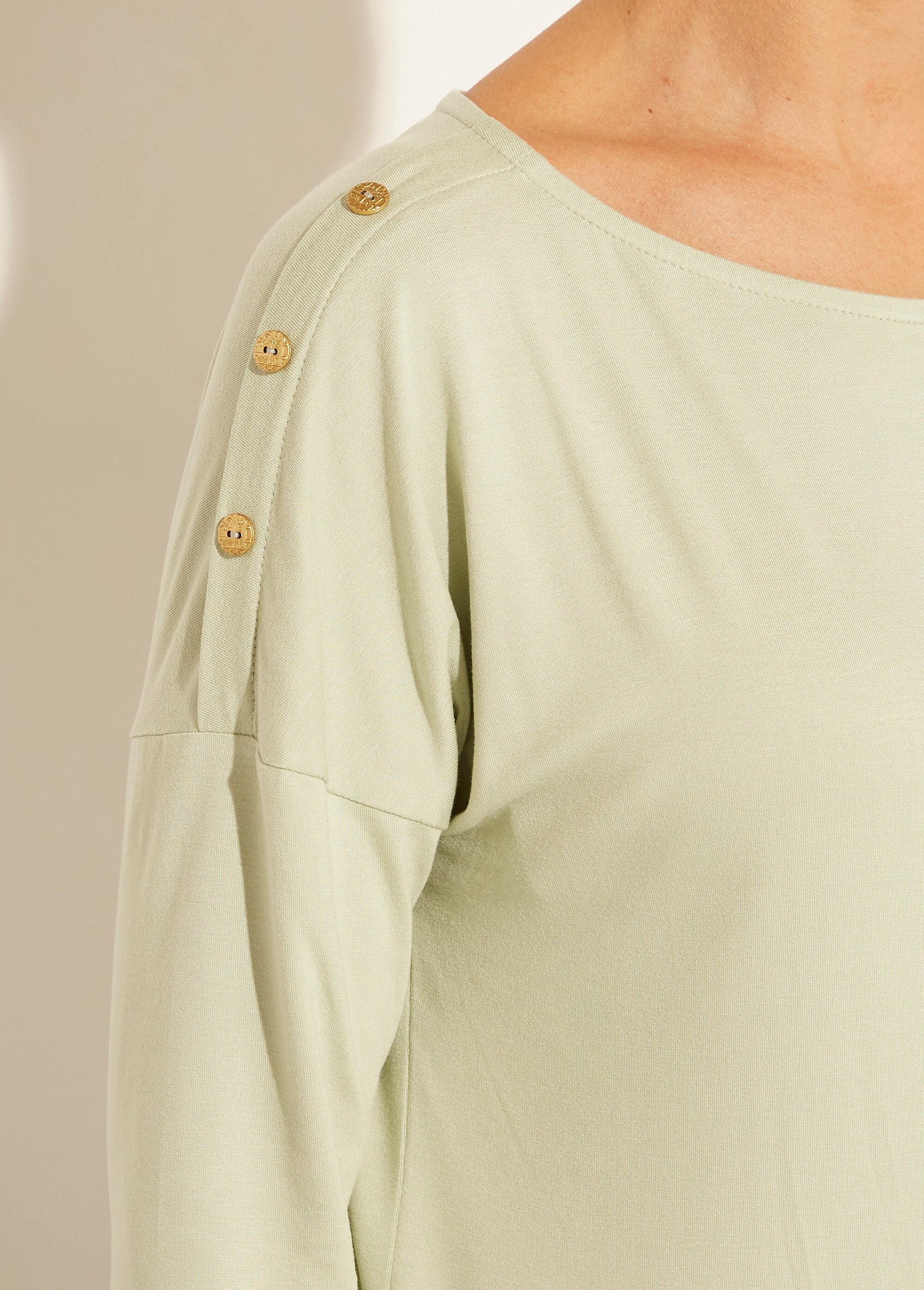 T-shirt_marinière_rayé_court_manches_longues_Uni_vert_DE1_slim