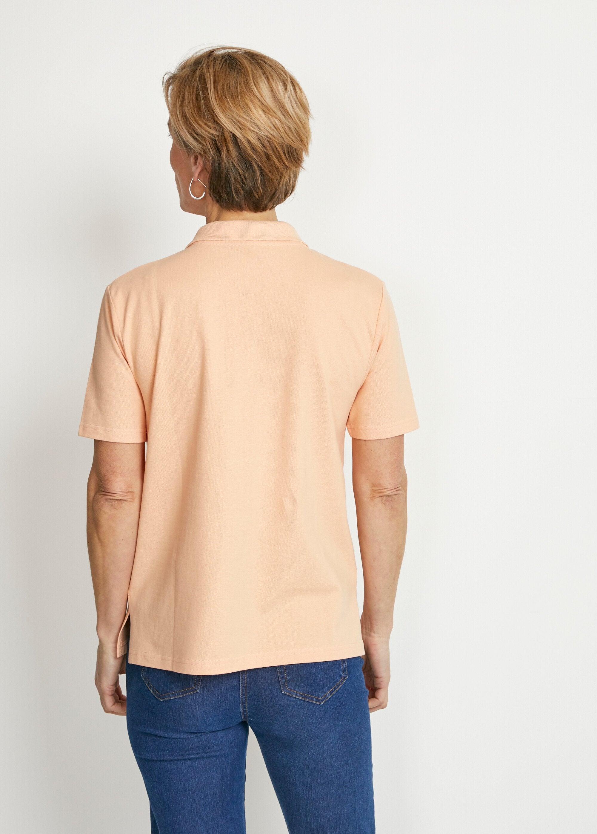 Cotton_piqué_knit_t-shirt_with_polo_collar_Melon_DO1_slim