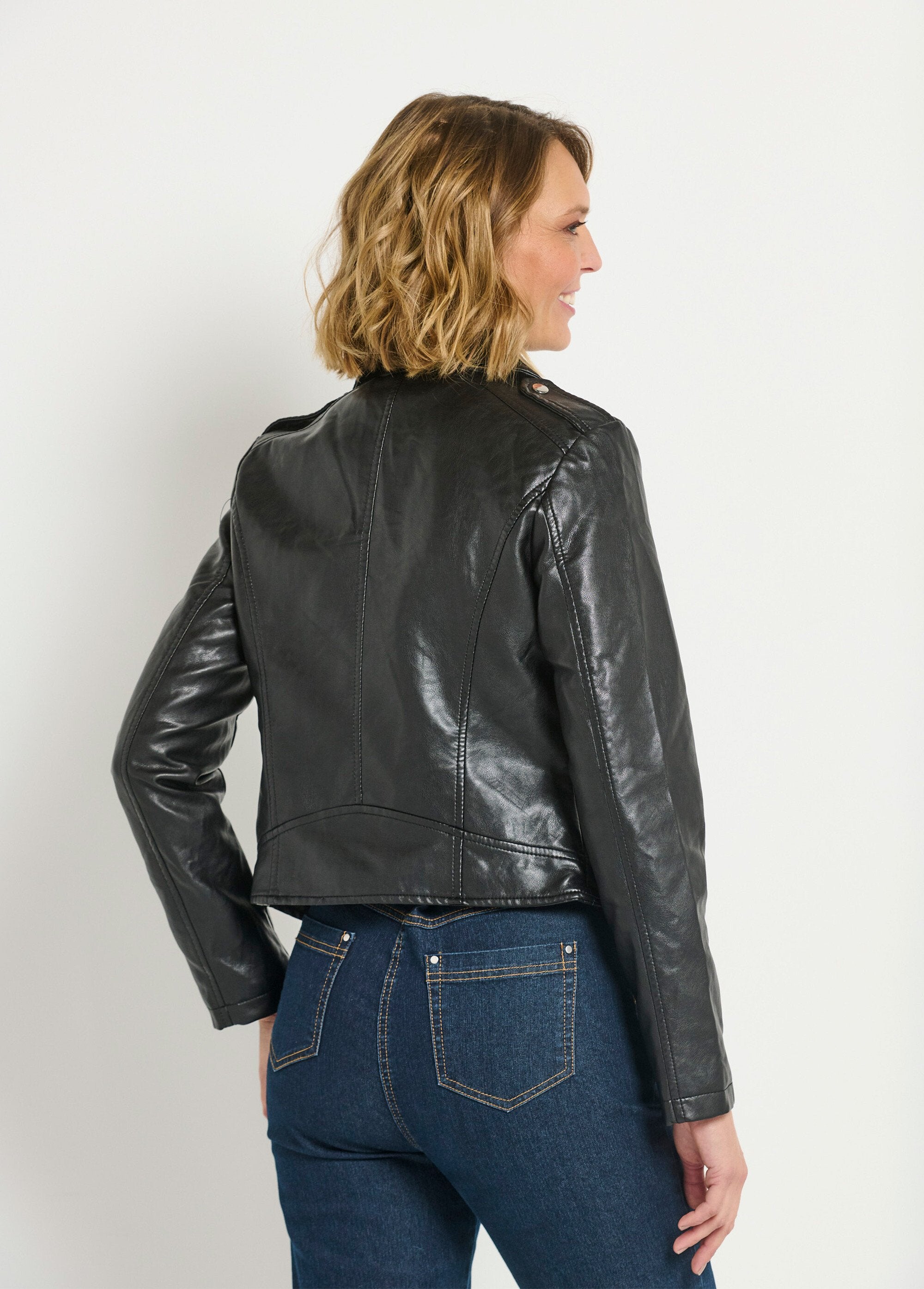 Trendy_zip-up_jacket_in_imitation_leather_Noir_DO1_slim